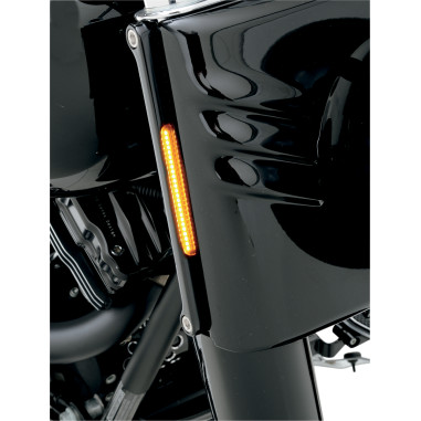 LIGHT FRONT FLSTC SMK BLK