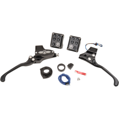 HAND CTRL SET 9/16 CAB BK