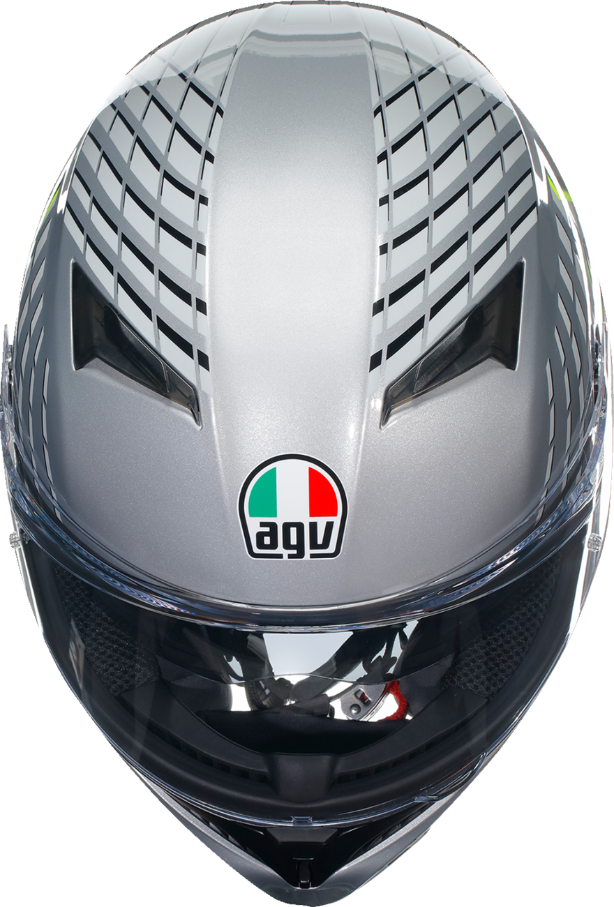 K3 Helmet - Fortify - Gray/Black/Yellow Fluo - 2XL