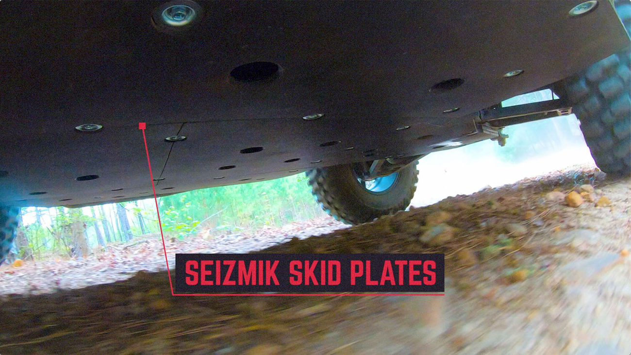 SEIZMIK Skid Plate W/ Tree Kickers UHMW