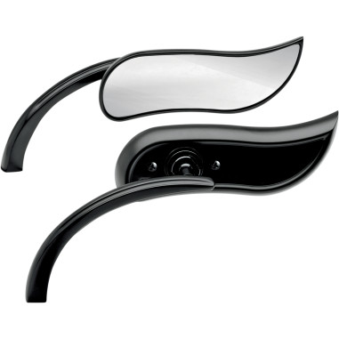 MIRROR UPSWEPT BLK LEFT