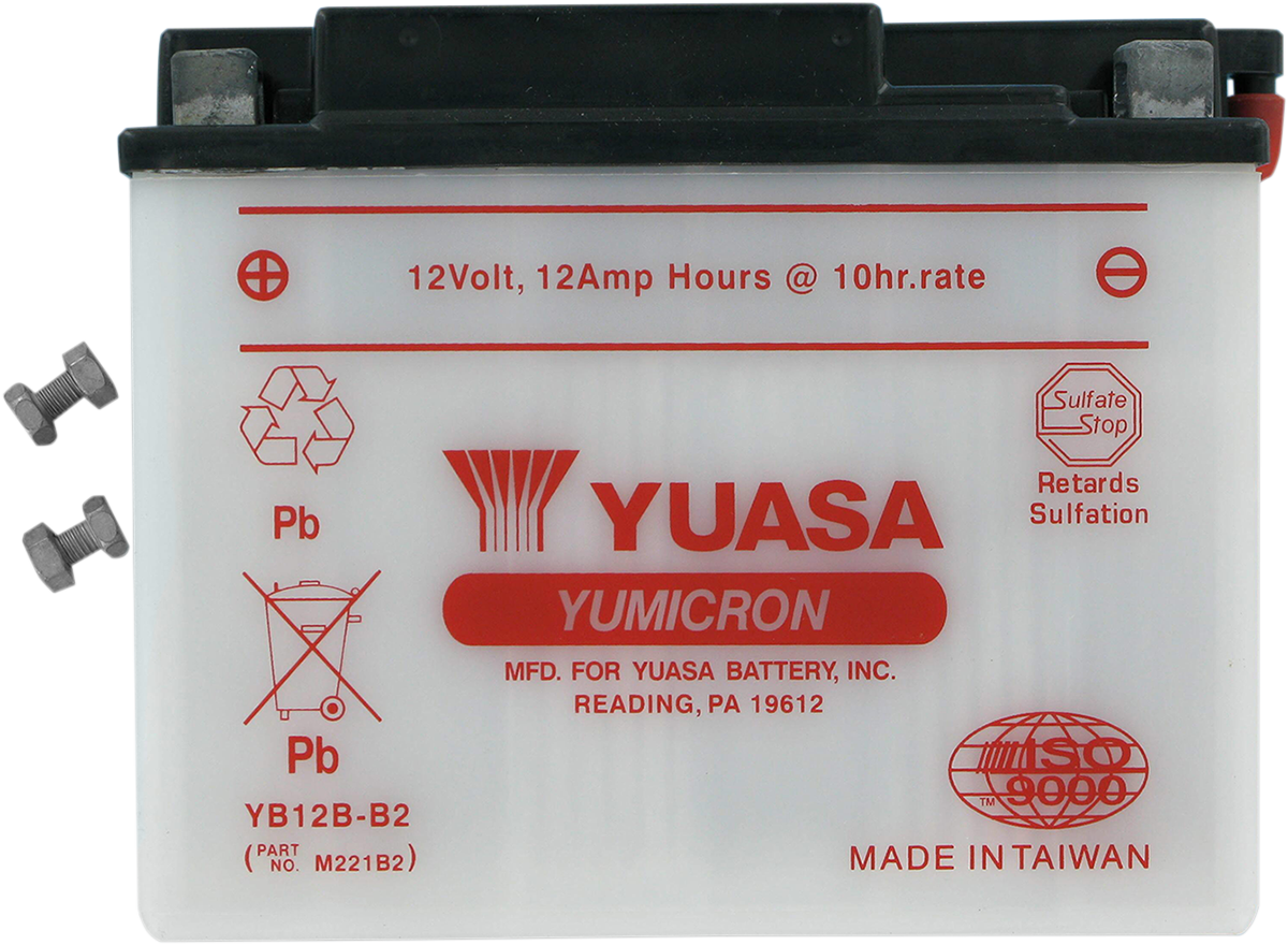 YUASA Conventional Battery — 12 V