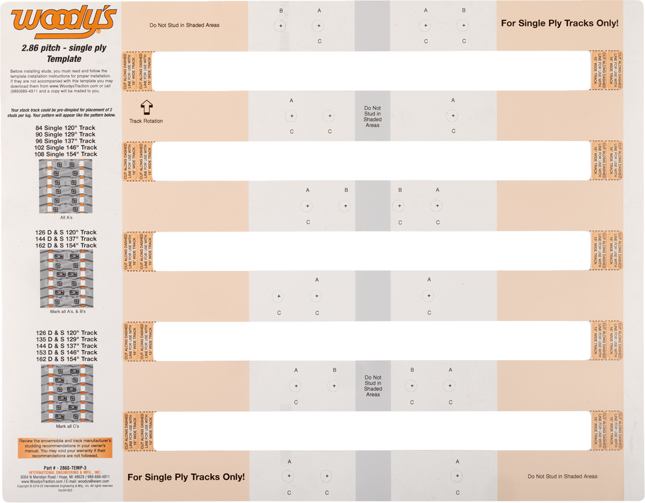 Studding Template N/A
