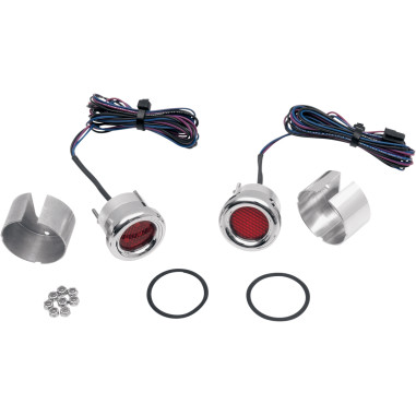 LIGHT MKR LED ROUND RED
