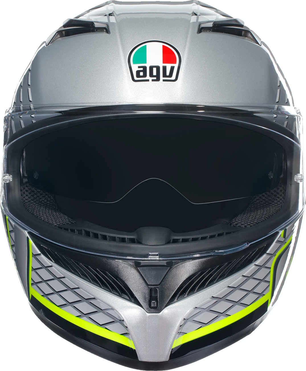 K3 Helmet - Fortify - Gray/Black/Yellow Fluo - 2XL