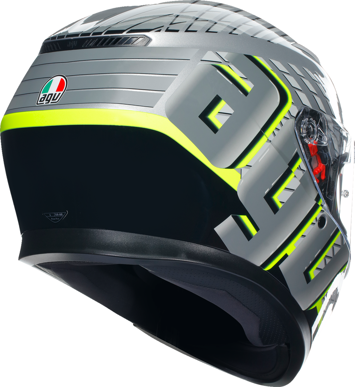 K3 Helmet - Fortify - Gray/Black/Yellow Fluo - 2XL