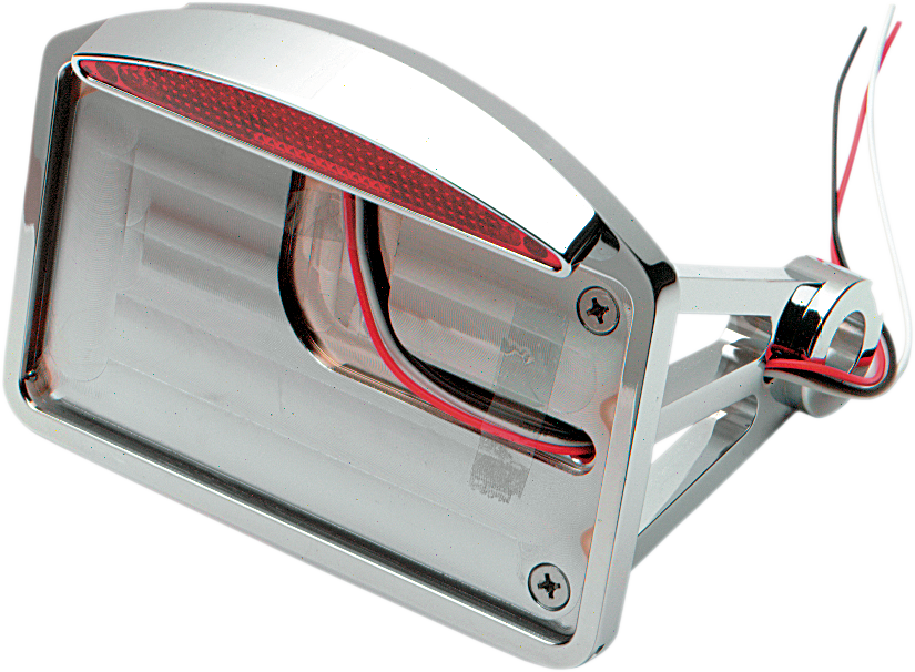Side Mount Half-Moon LED Taillight and License Plate Mount undefined
