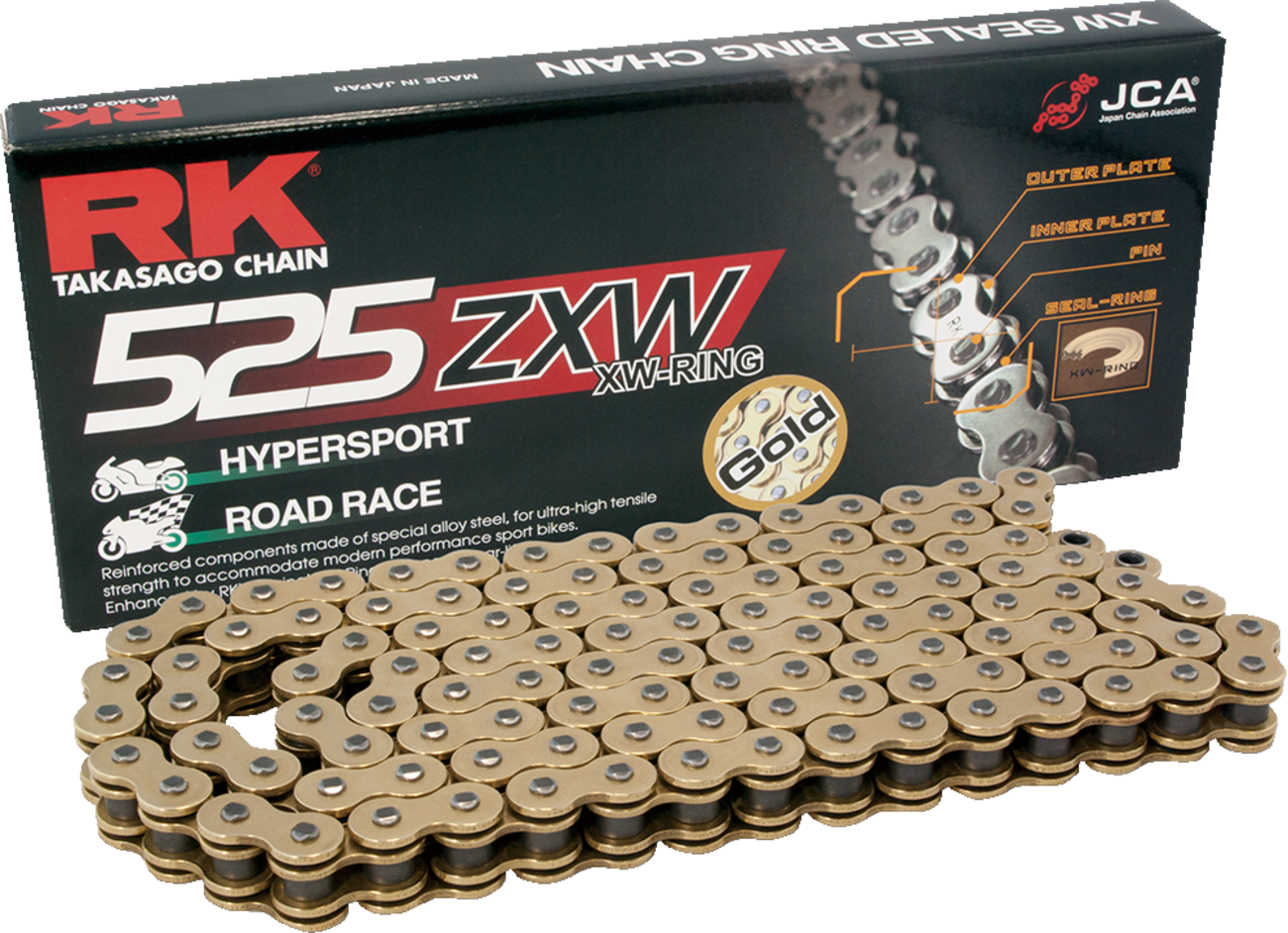 Rie RK EXCEL GB525ZXW DRIVE CHAIN GOLD 520 X 120