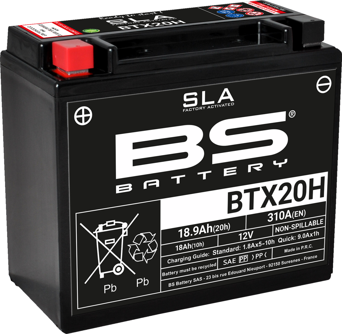 SLA Factory- Activated AGM Maintenance-Free Battery undefined