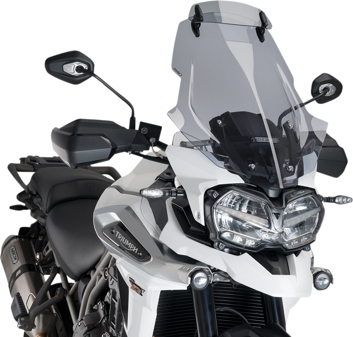 PUIG HI-TECH PARTS Touring Windshield with Visor