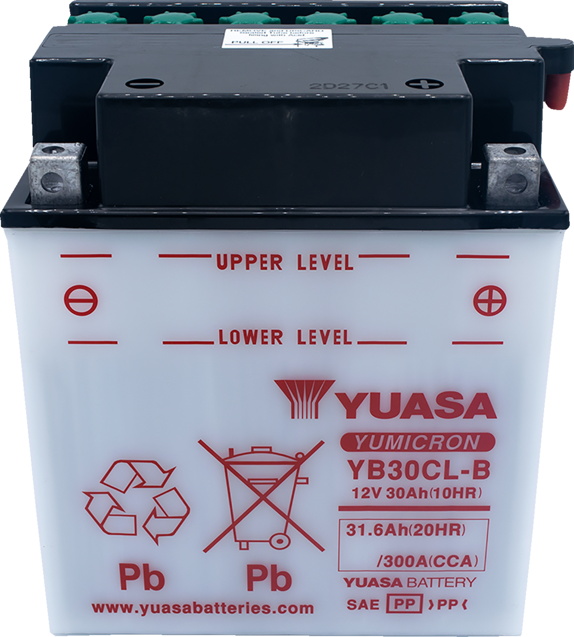 YUASA Conventional Battery — 12 V