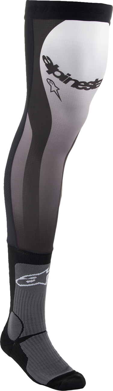 Knee Brace Socks - Black/White - Small/Medium