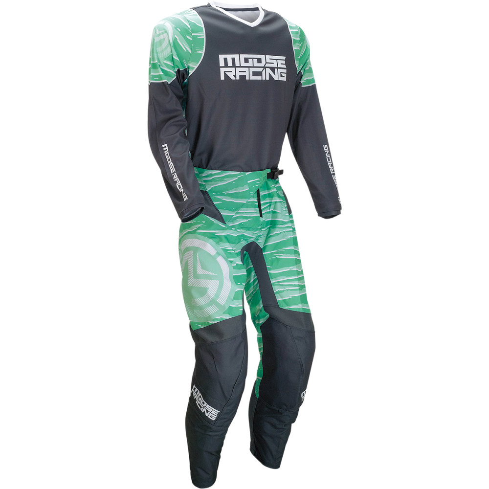 Moose Racing Qualifier Pants - Teal/Gray | Waist Size 34