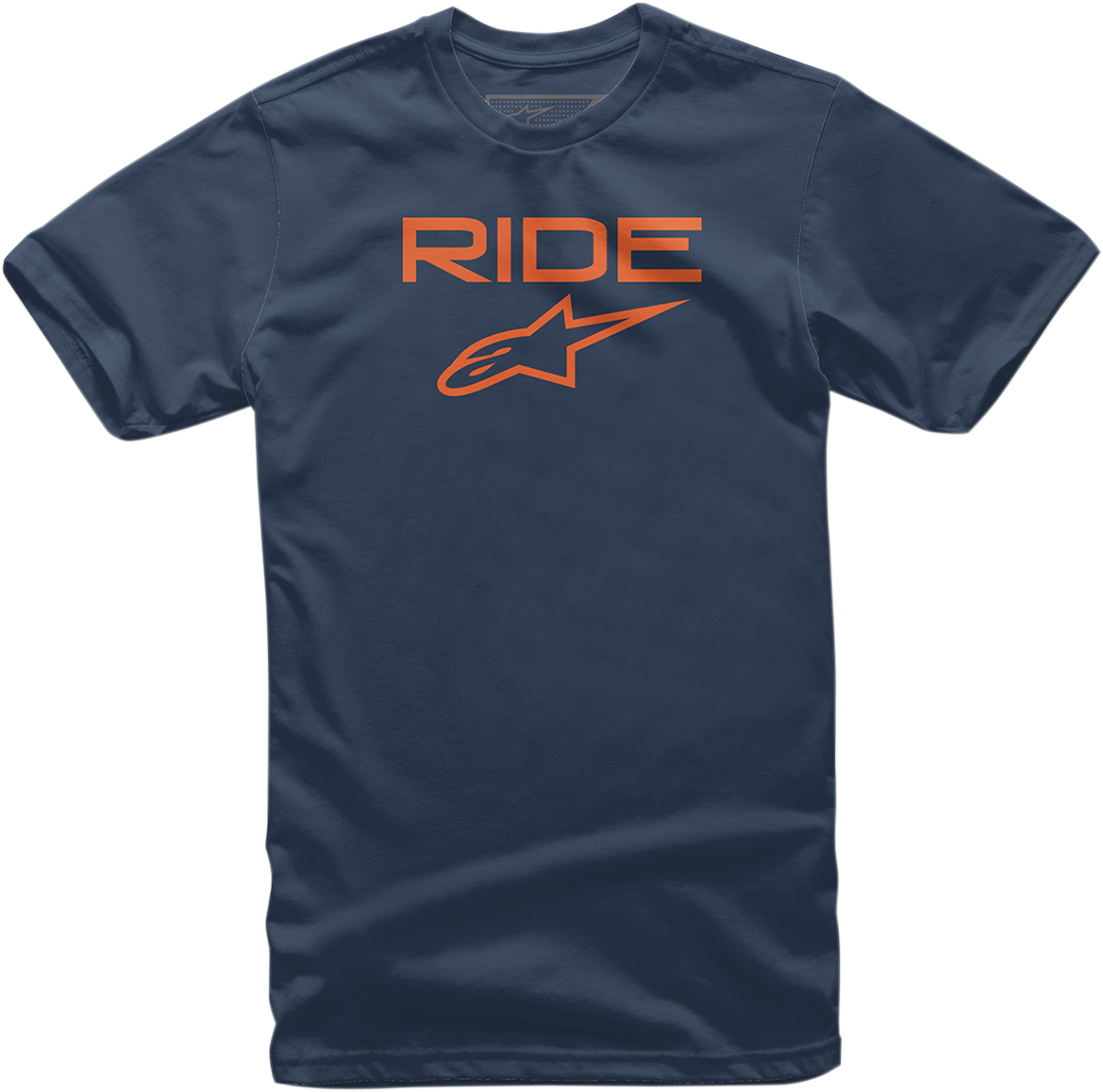 Ride 2.0 T-Shirt - Navy/Orange - Medium
