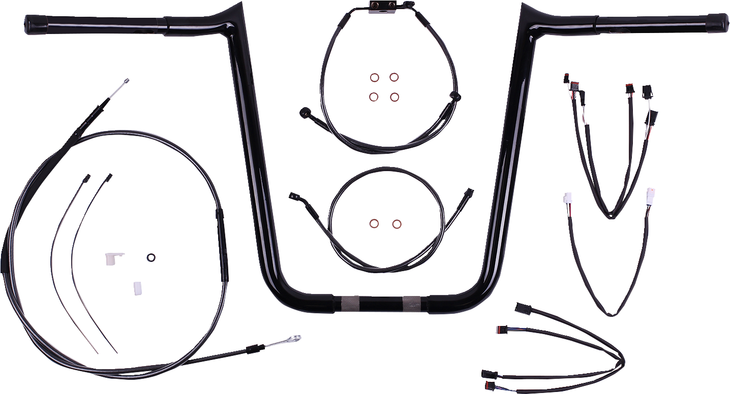 Handlebar Kit - Viking - 14" - Black Pearl™