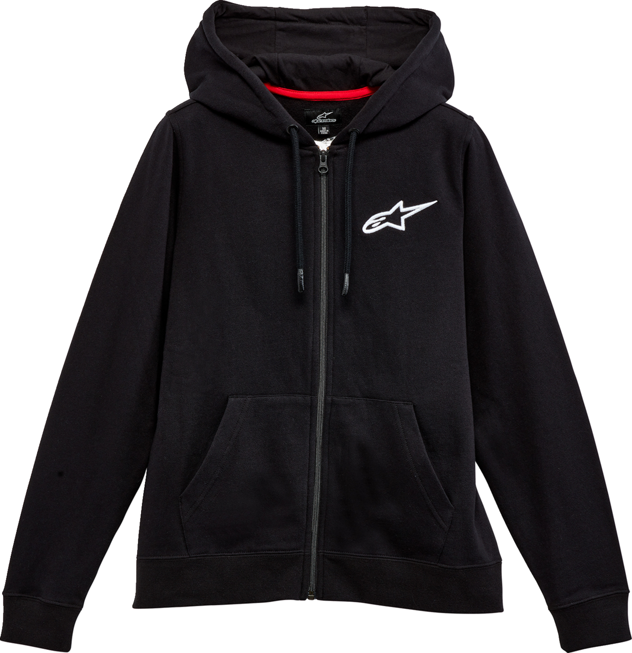 White ALPINESTARS Women's Ageless Zip Hoodie
