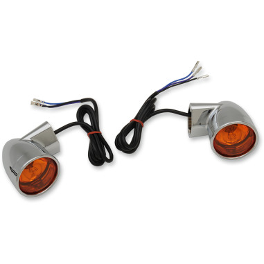 CHROME BULLET-STYLE TURN SIGNALS