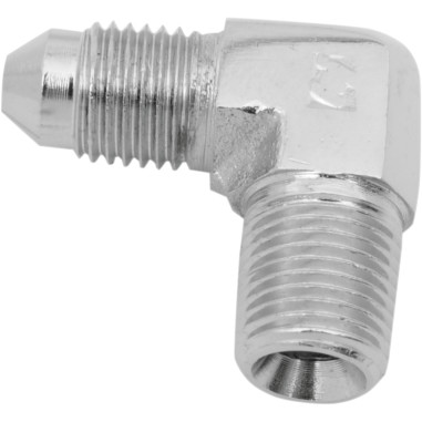 1/8 NPT #3MALE 90DEG CHR