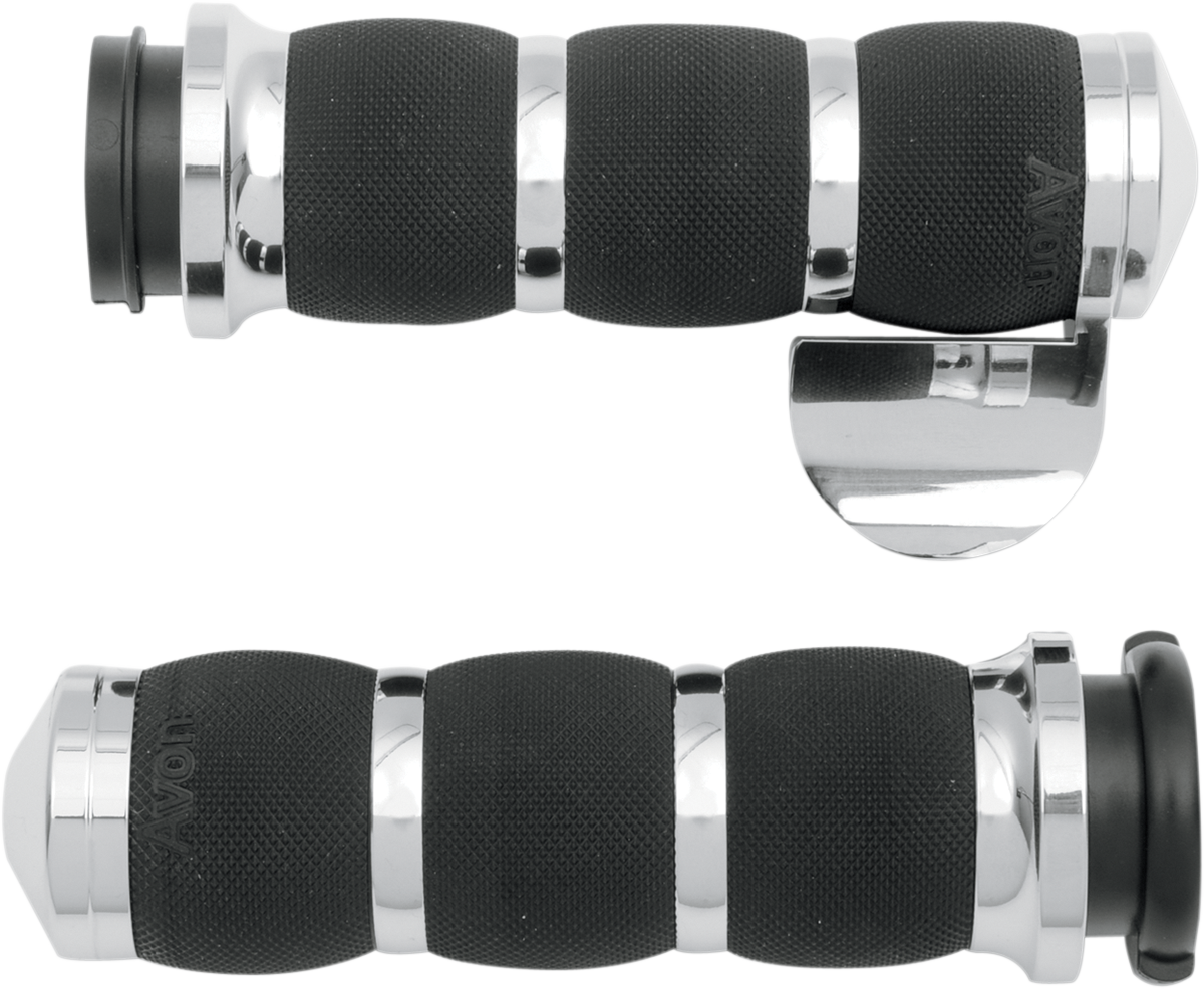 AVON GRIPS 3-Ring Air Cushioned Grips — Includes Throttle Boss