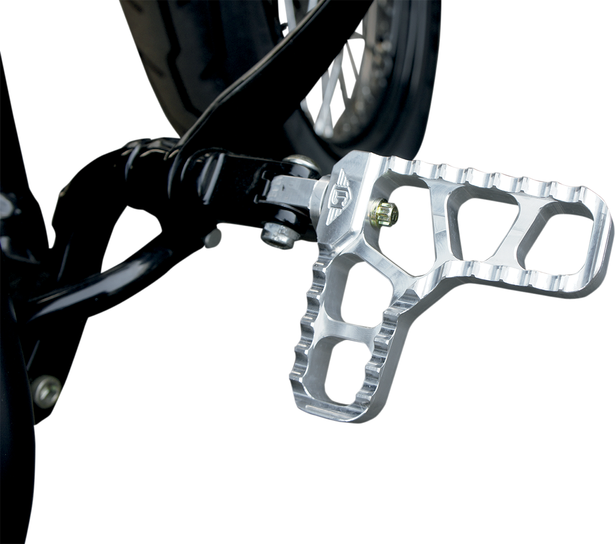 JOKER MACHINE Adjustable Serrated Billet Footpegs