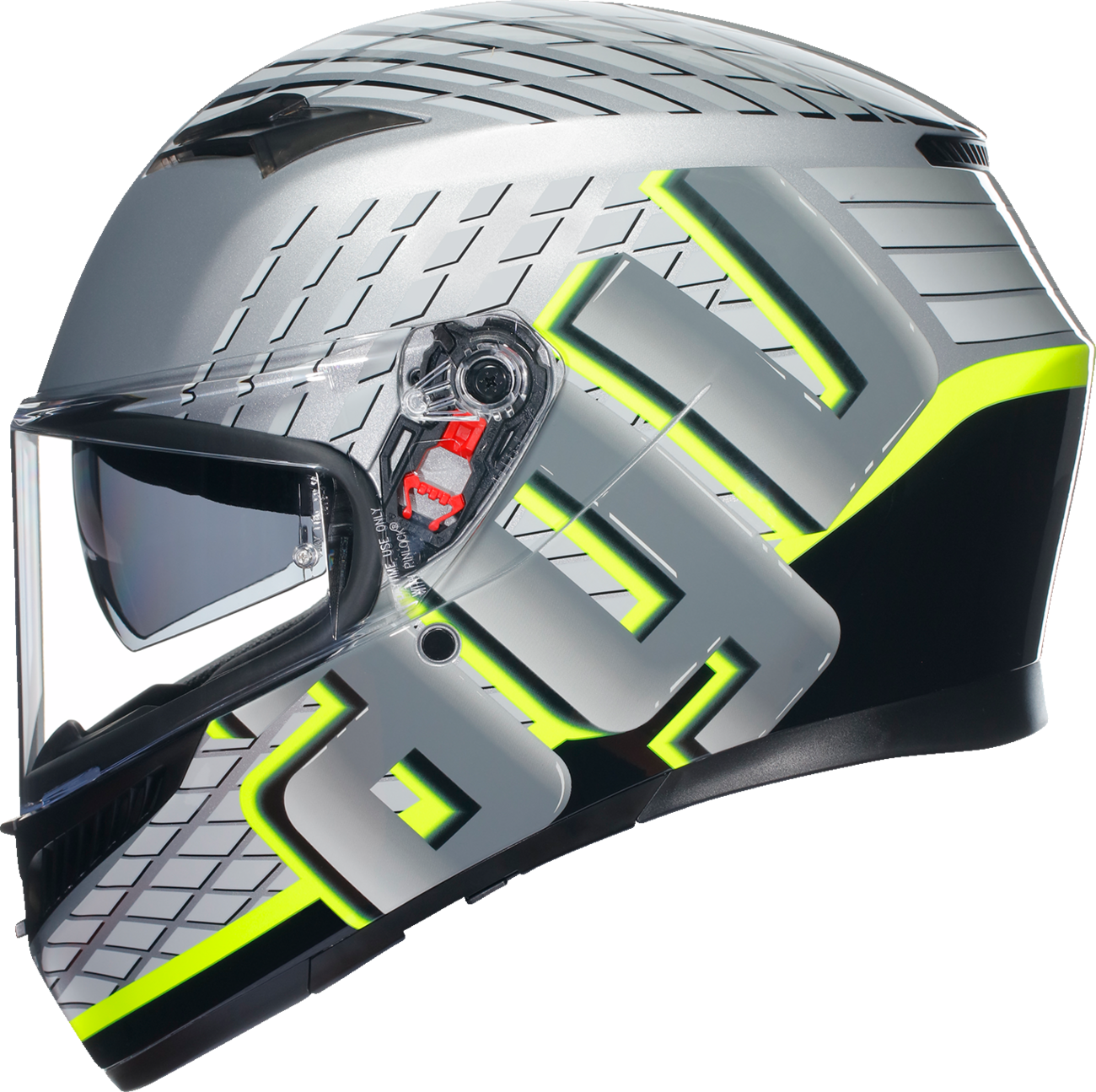 K3 Helmet - Fortify - Gray/Black/Yellow Fluo - 2XL