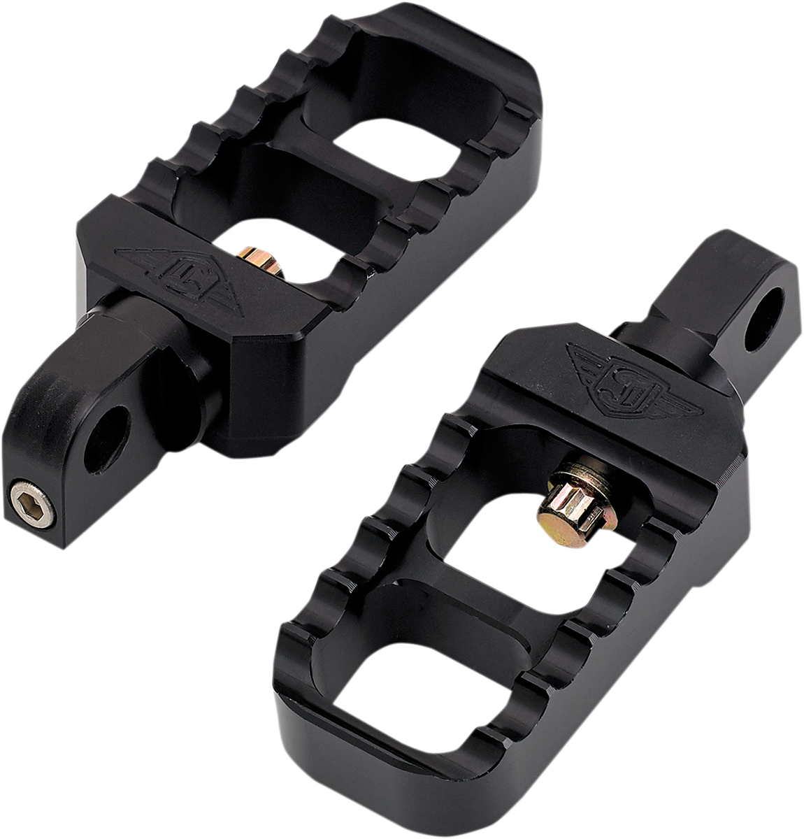 JOKER MACHINE Adjustable Serrated Billet Footpegs