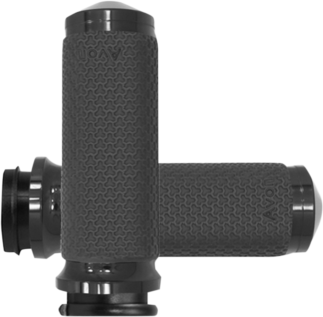 Avon Black TBW Memory Foam Hand Grips for 0819 Harley Touring Dyna