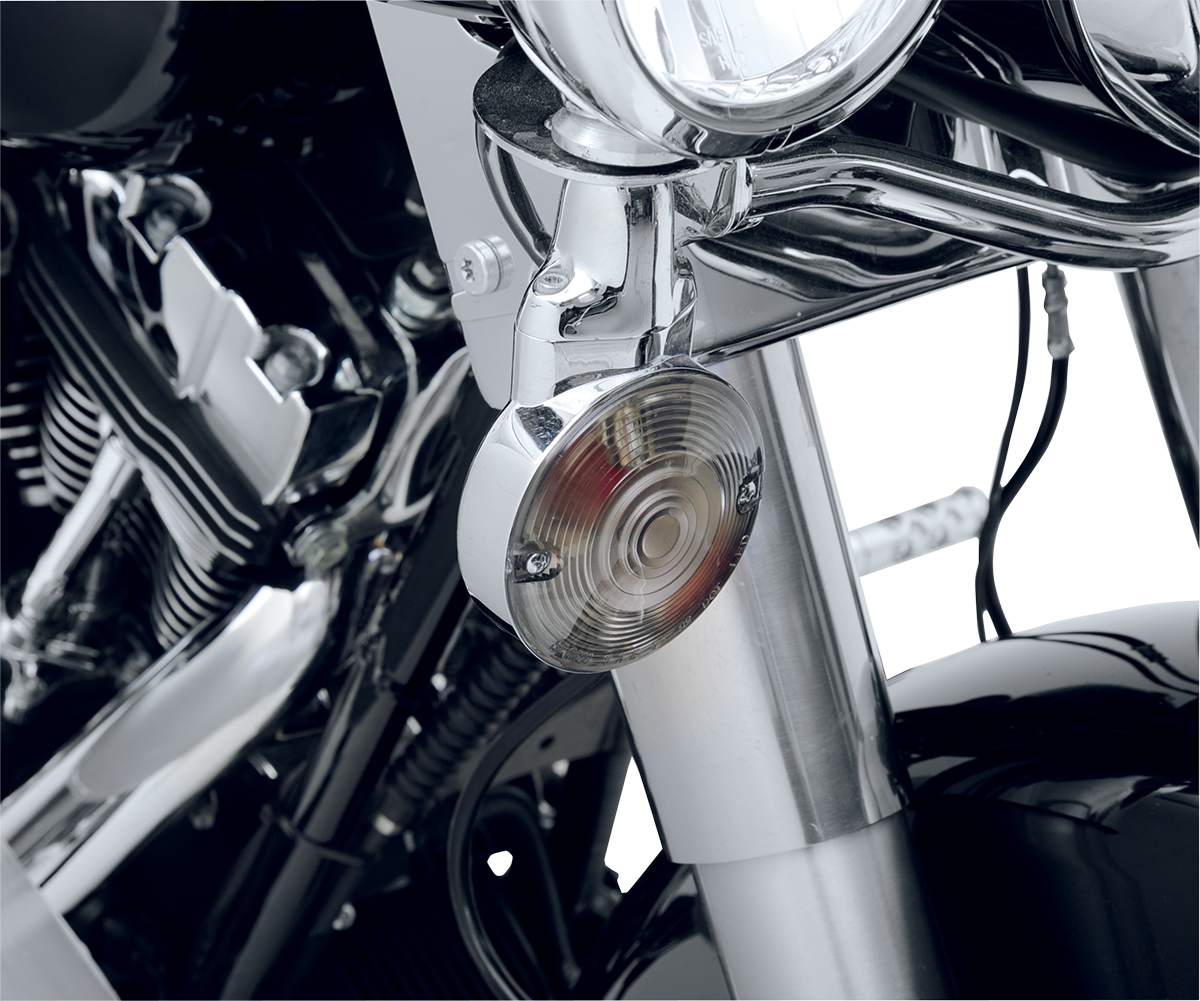 Drag Specialties Smoked Turn Signal Lens Kit 8619 Harley Touring