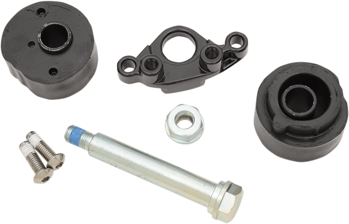 Drag Specialties Black Front Motor Mount Kit 0419 Harley Davidson