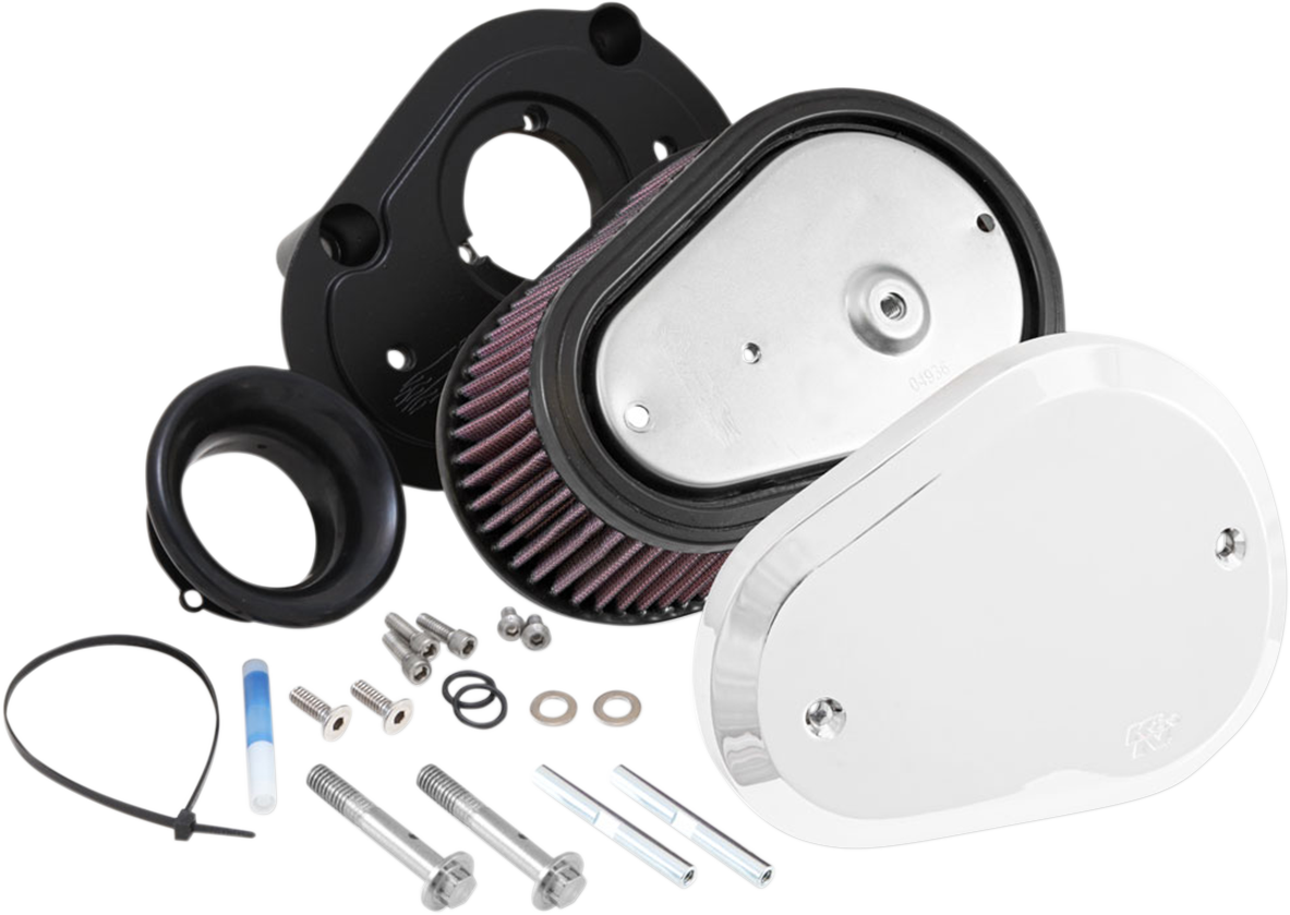 K&N Flare Street Metal Motorcycle Air Intake System 0817 Harley Dyna