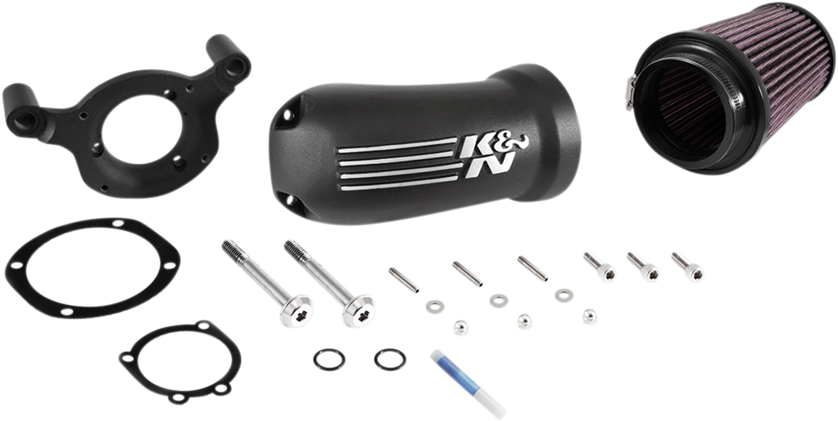 K&N Black Aircharger Air Cleaner Kit 0817 Harley Dyna Touring Softail