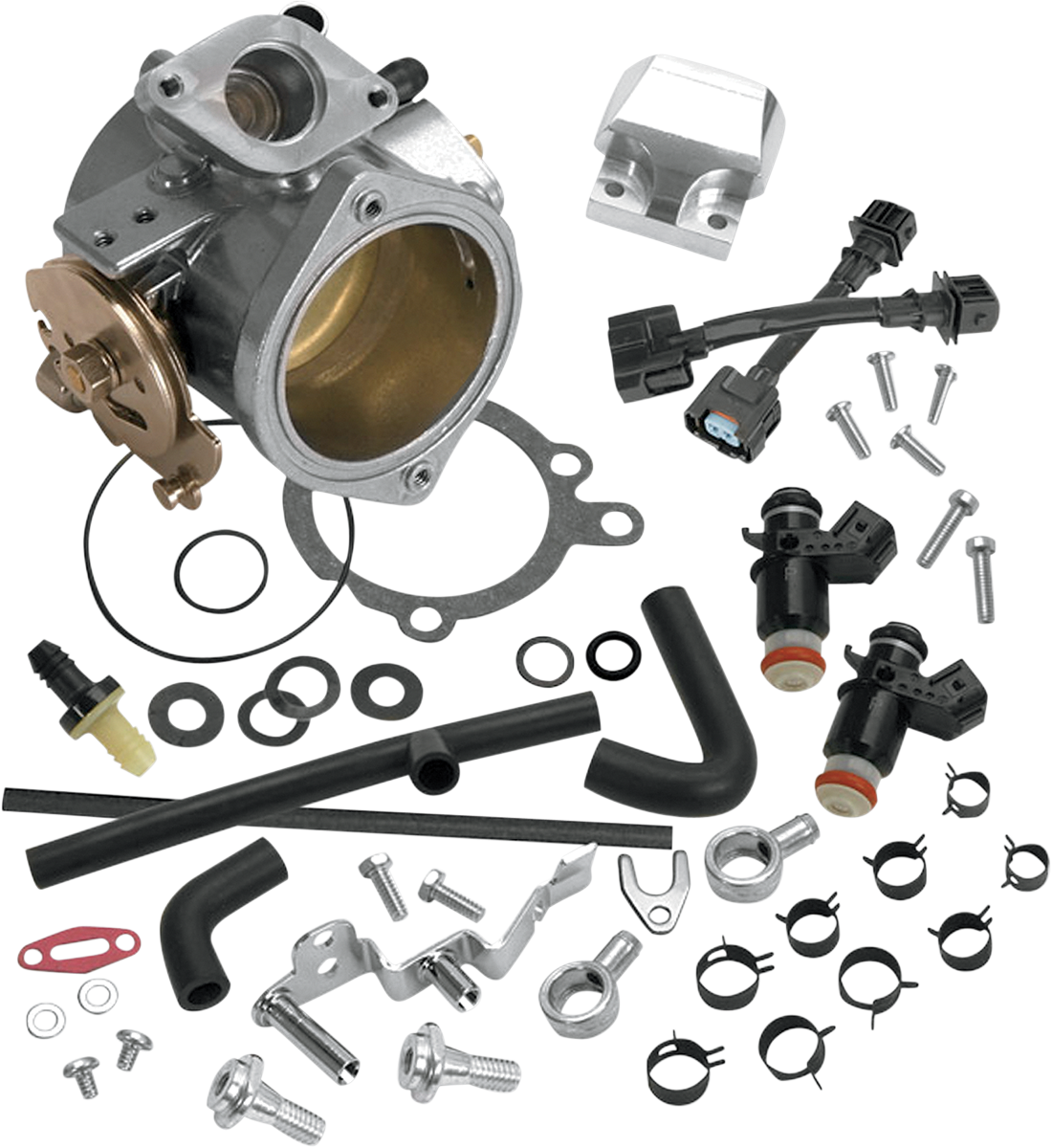 S&S Single Bore Motorcycle Delphi Style Throttle Body 0105 Harley Dyna