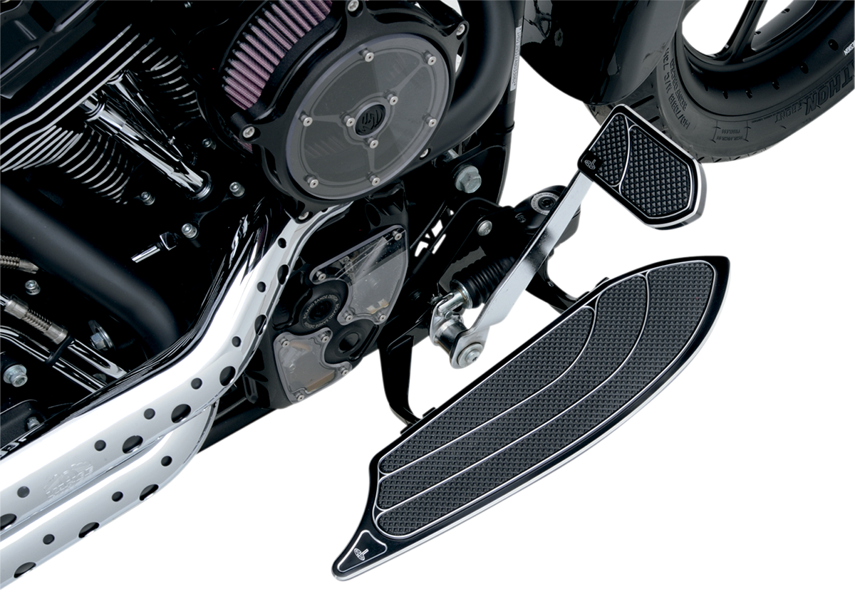 Carl Brouhard Black Anodized Brake Pedal Cover 8316 Harley Touring