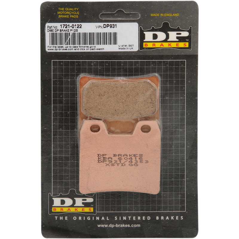 DP BRAKES (DP931) Standard DP Sintered Brake Pads | Standard Brake Pads ...