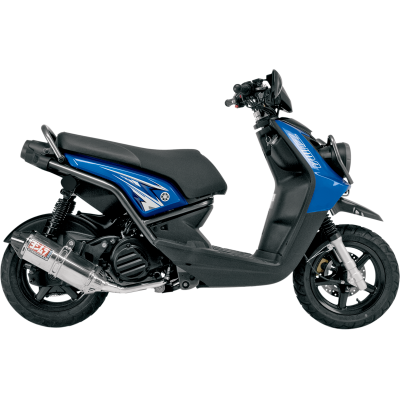 Yoshimura 2009-2013 Yamaha Zuma 125 TRC Full Exhaust System SS / SS CF Tip W / O2 Bung 18mm (1395076)