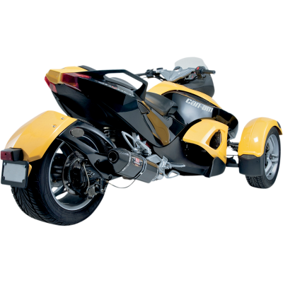 Yoshimura CanAm 2008-2010 Spyder GS / 2008-2012 Spyder RS R77 Slip On Exhaust SS / CF CF Tip (1530202)