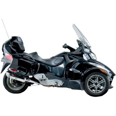 Yoshimura 2010-2013 CanAm Spyder RT R77 Slip On Exhaust SS / SS SS Tip EPA 80dBA (19350E0550)