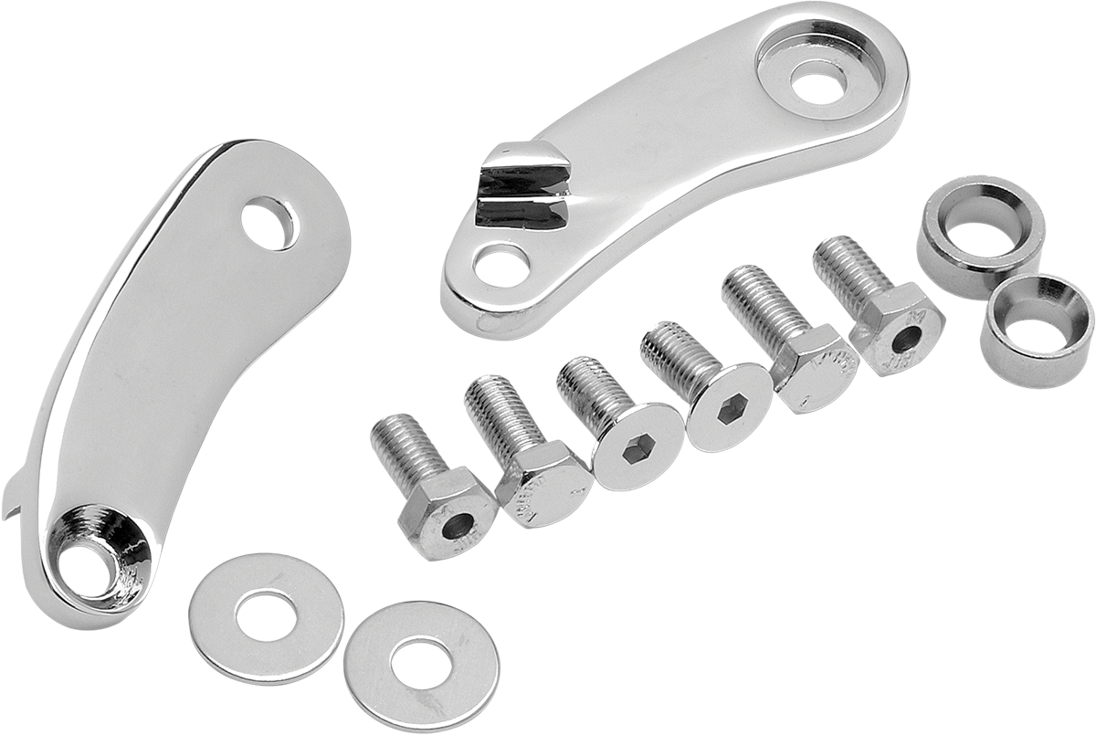 Drag Specialties Chrome Front Turn Signal Relocation Kit 8806 Harley