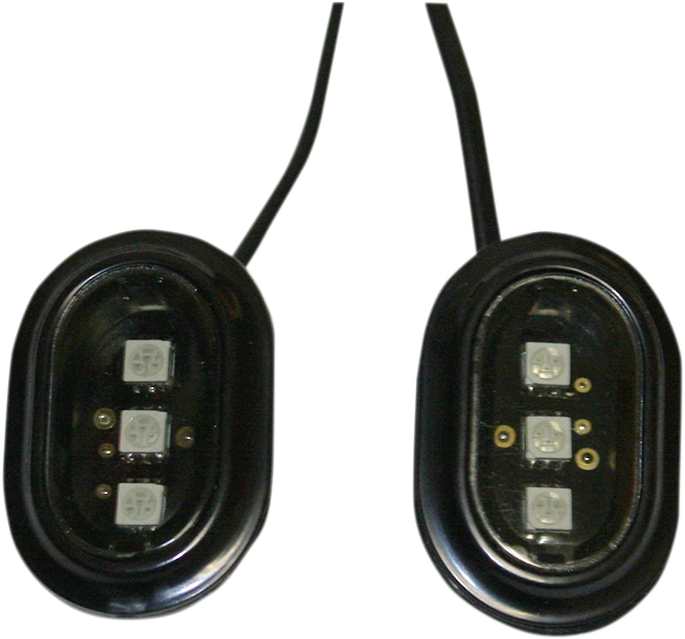 Custom Dynamics Smoked Red Plugz Antenna Hole Lights 0719 Harley FLTR