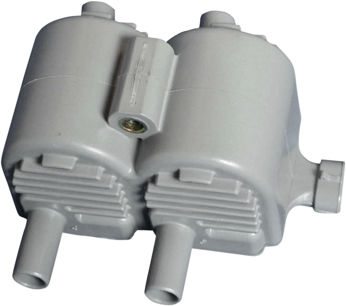Drag Specialties 12V Gray Single Fire Motorcycle Ignition Coil 9803