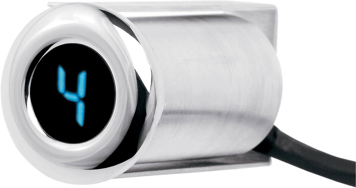 Dakota Digital Chrome Auto Programming Blue Light Gear Indicator Harley