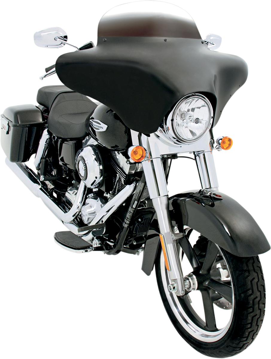 Memphis Shades Black Batwing Motorcycle Fairing 8617 Harley Touring