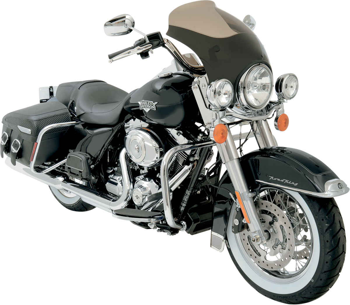 Memphis Shades HD Black Bullet Fairing 94-19 Harley ...
