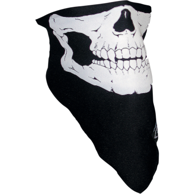 SCHAMPA & DIRT SKINS (VNG008) Stretch Skull Half-Face Mask | Half-Skull Face Mask