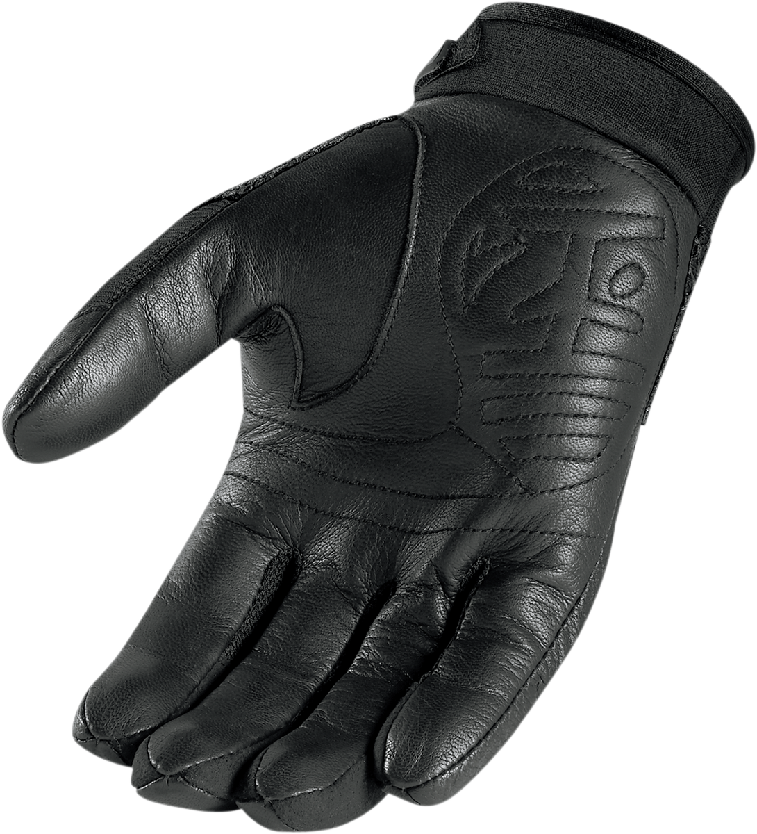 Icon Mens Twenty-Niner 29er Black Motorcycle Biker Gloves