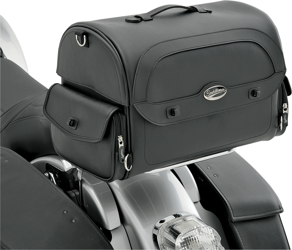 Saddlemen Synthetic Leather Cruis'n Motorcycle Sissy Bar Bag Luggage Harley