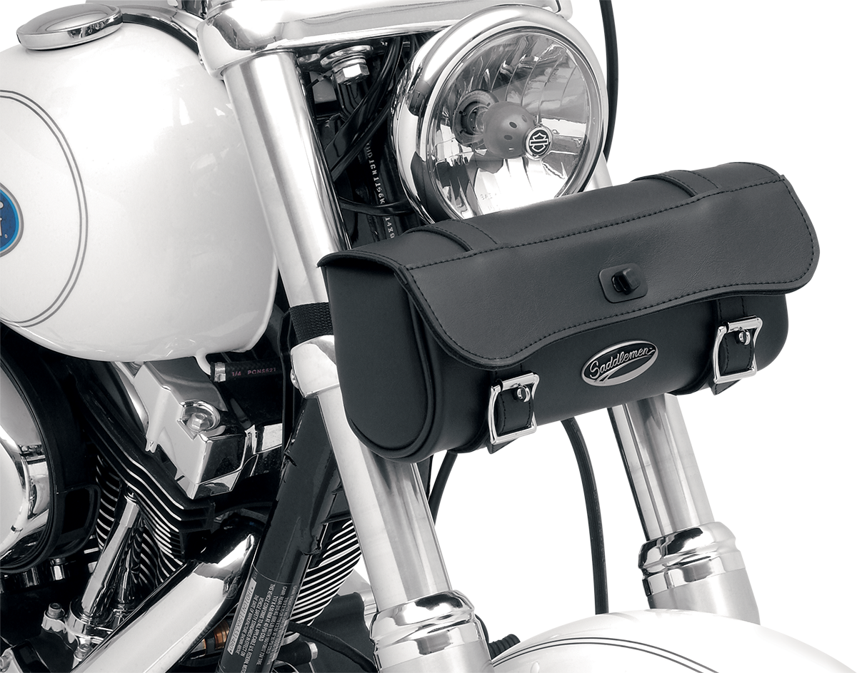 Saddlemen Drifter Front Fork Motorcycle Leather Tool Bag for Harley Davidson