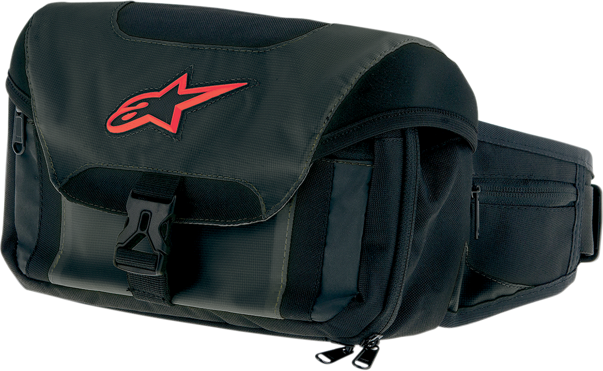 Alpinestars Black Red Textile Motorcycle Tool Tech Waist Bag Harley Davidson | eBay