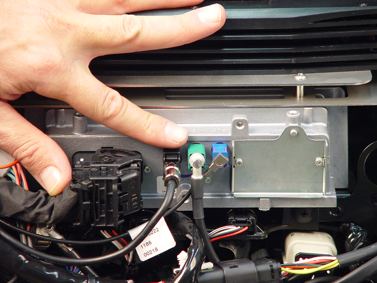 J&M Passive Flexpower Hide Away Radio Antenna 1419 Harley Touring