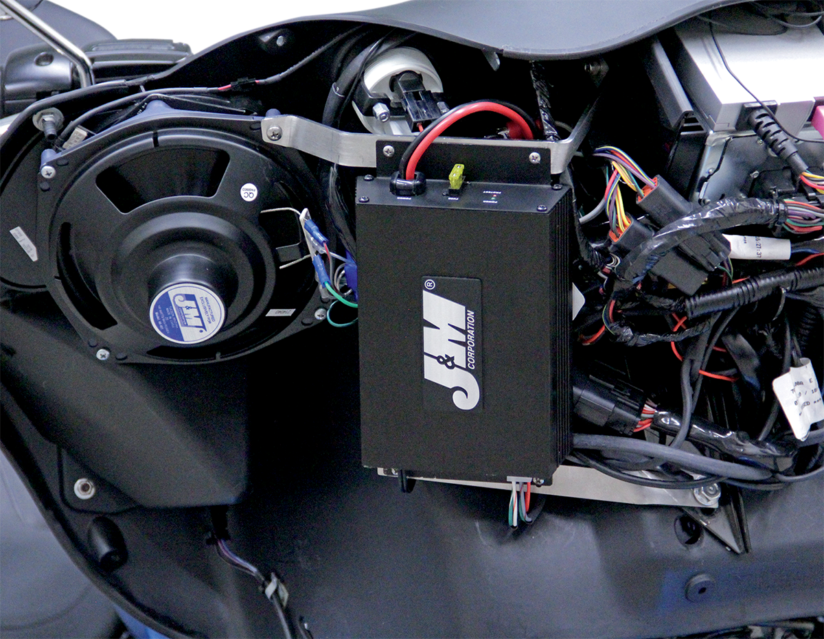 J&M Performance Series Fairing Speakers Amplifier Kit 06-13 Harley